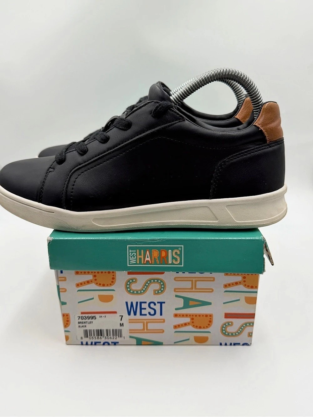 West Harris Brentley Men's Black Sneakers US 7 Like New